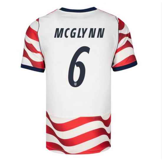 USA 2026 FIFA World Cup Soccer White Jersey Set ( Have Shorts ) Jack McGlynn #6